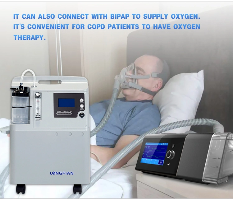 Longfian PSA Electric Smart Medical Portable Oxygen Concentrator 5L in Stock