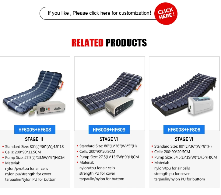 Anti Decubitus Inflatable Air Mattress Prevention of Bedsore