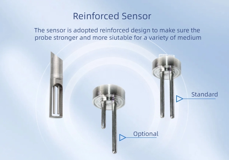 RS485 Output Gas Mass Flowmeter Sensor Insertion Oxygen Thermal CO2 Gas Mass Flow Meter