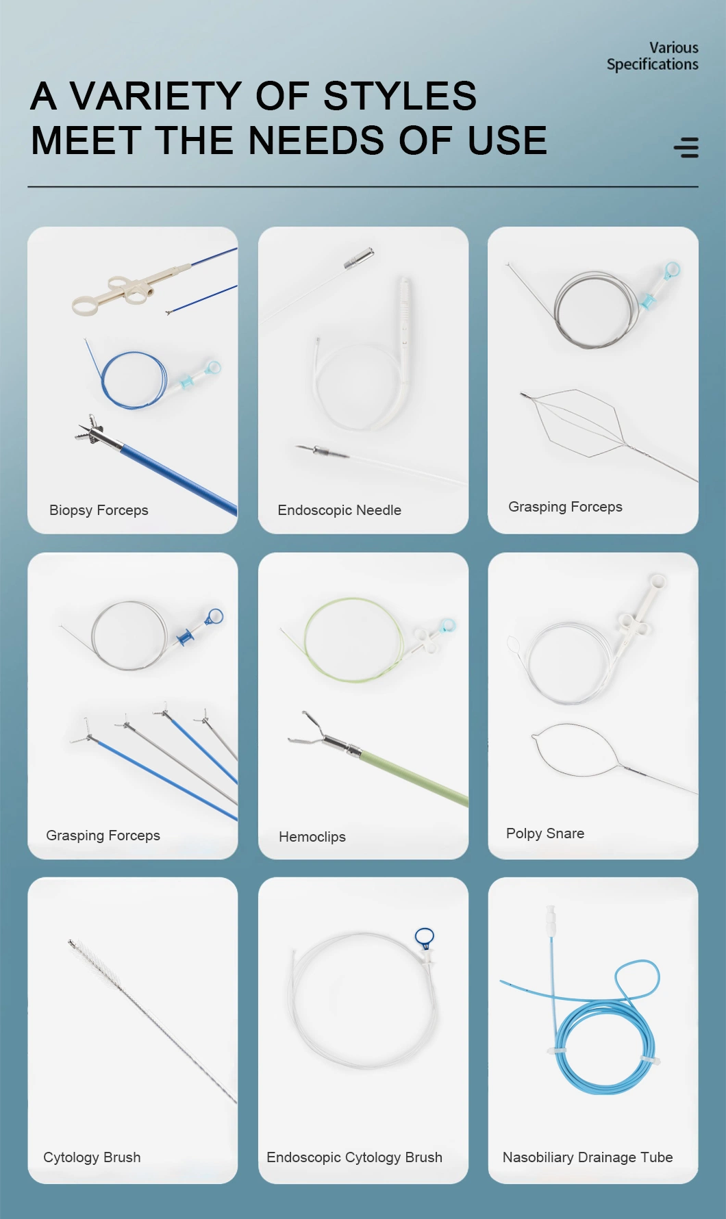 Electric Medical Devices for Polypectomy of Digestive and Respiratory Tracts