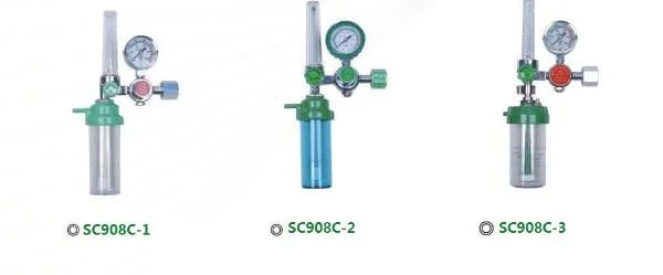 Medical Gas Regulator/Oxygen Pressure Regulator with Humidifier (SC-YZ002)