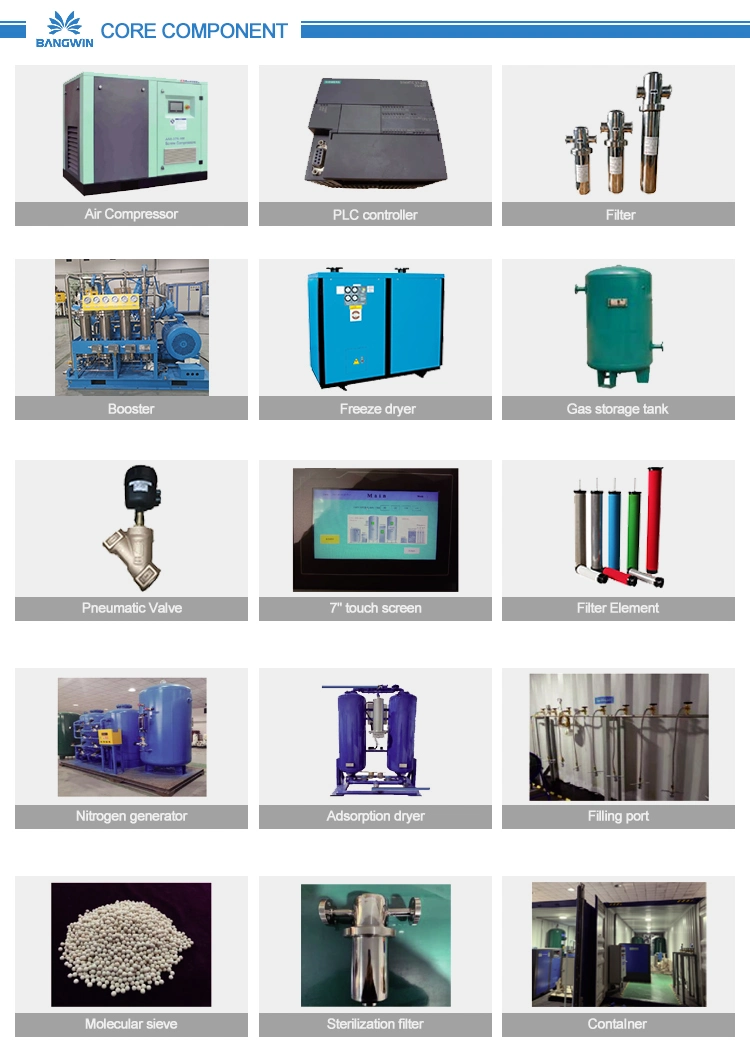 Medical Psa Nitrogen Gas Plant N2 Cylinder Filling Equipment