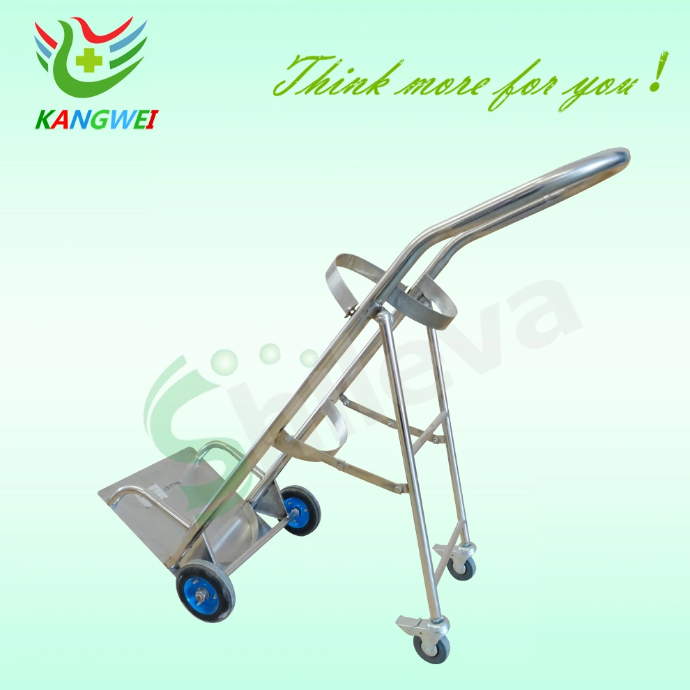 Stainless Steel Gas Cylinder Trolley for Oxygen Cylinder