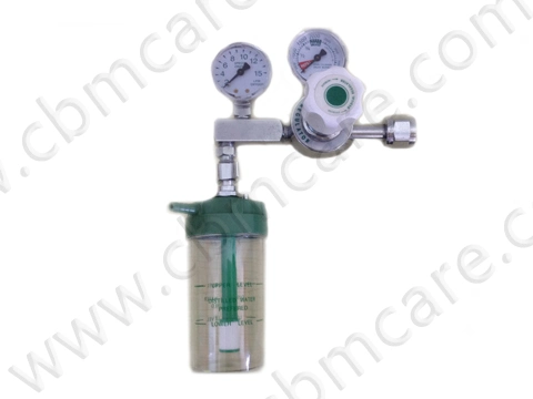 Brass-Made Oxygen Flow Regulator, Medical Oxygen Flowmeter Regulator