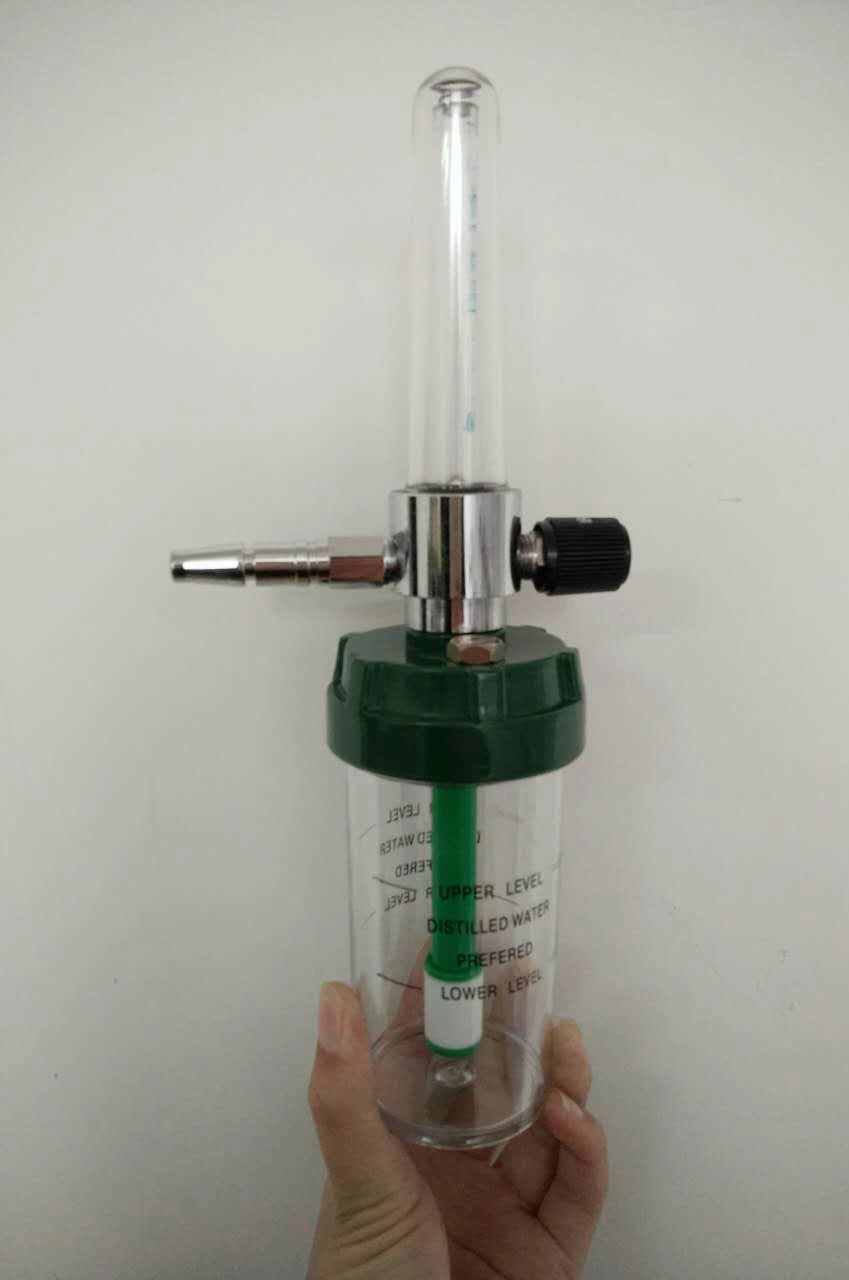 2021 High Quality Medical Oxygen Flowmeter with Humidifier Bottle