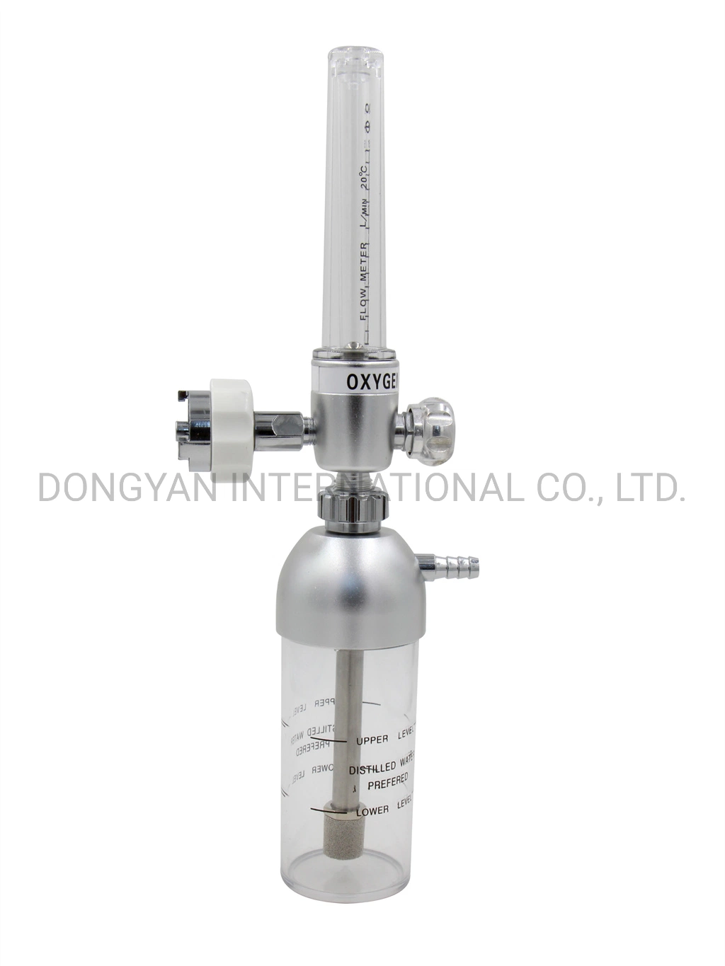 Oxygen Flowmeter with Humidifier Bottle