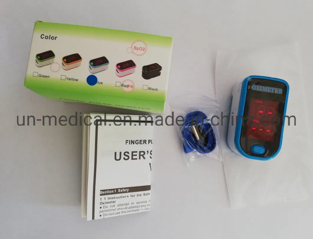 Medical Portable Digital LED Fingertip Pulse Oximeter