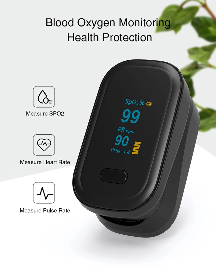 OLED Digital Rechargeable Saturometro Medical Fingertip Blood Monitor Oximeter