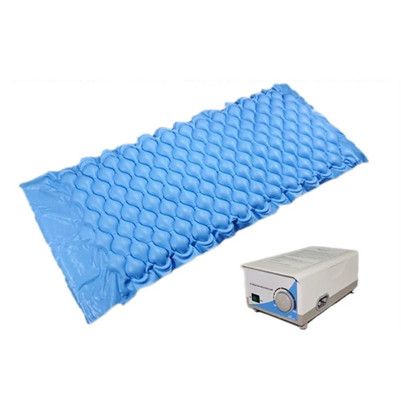 Nylon/ PVC/ Latex Ripple Washable Alternating Pressure Bubble Air Inflatable Anti Decubitus/Bedsore Mattress with Air Pump