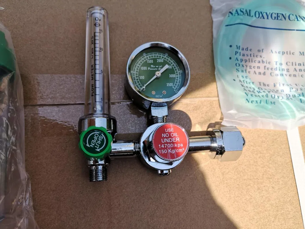 Lw-Flm-5 Oxygen Flowmeter with Regulator and Humidifier Bottle