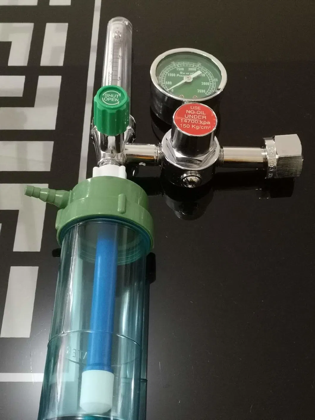 Lw-Flm-5 Oxygen Flowmeter with Regulator and Humidifier Bottle