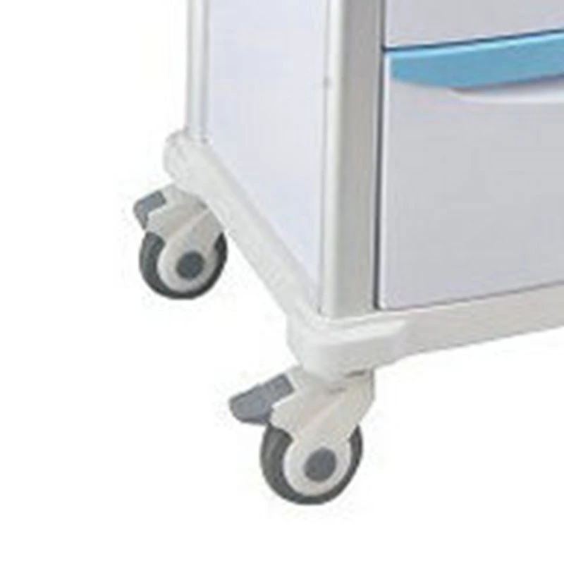 Hospital Equipment ABS Trolley Anesthesia Cart Medical Emergency Trolley