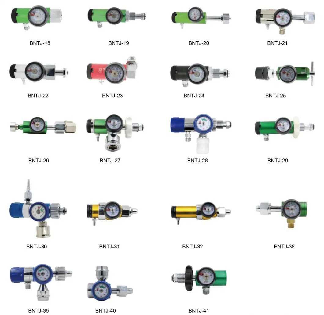 Medical Use Oxygen Gas Cylinder Regulator Diss 15L Air Pressure Regulator with Cga870 Connector