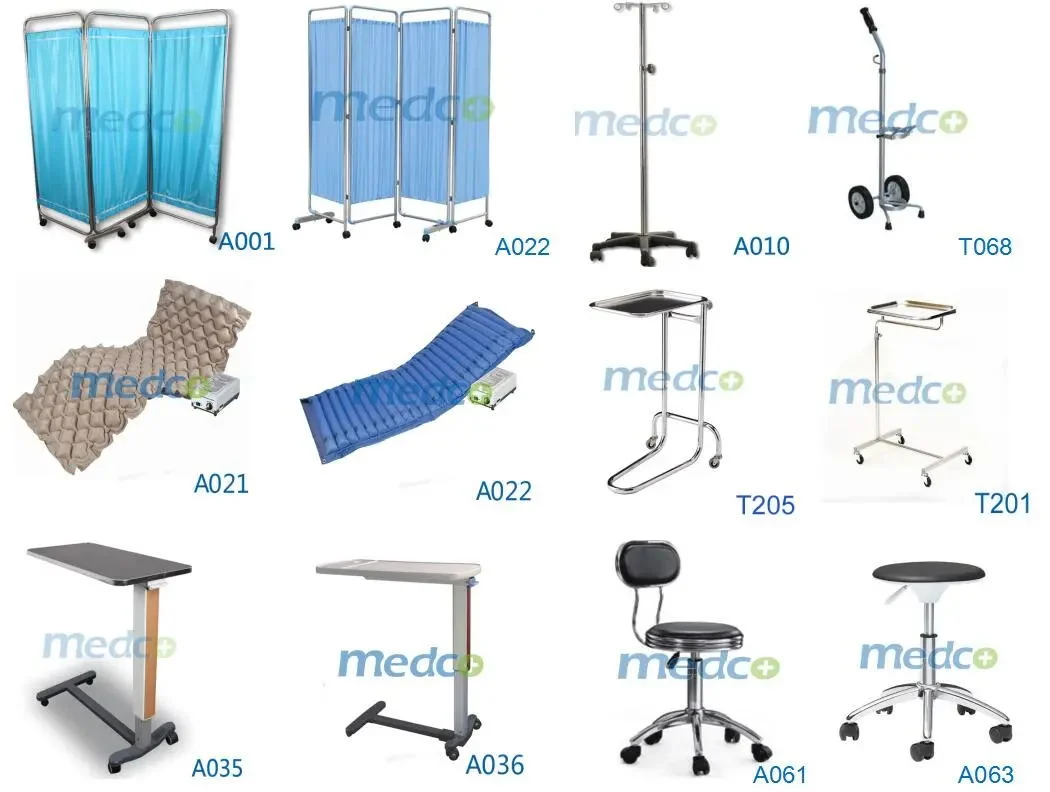 Medical Equipment Single Bottle Cart Gas Oxygen Cylinder Holder Trolley