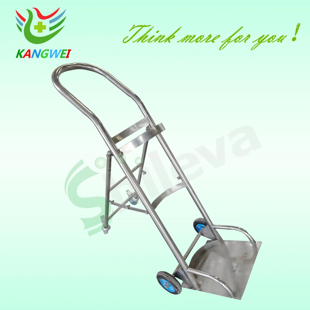 Stainless Steel Gas Cylinder Trolley for Oxygen Cylinder