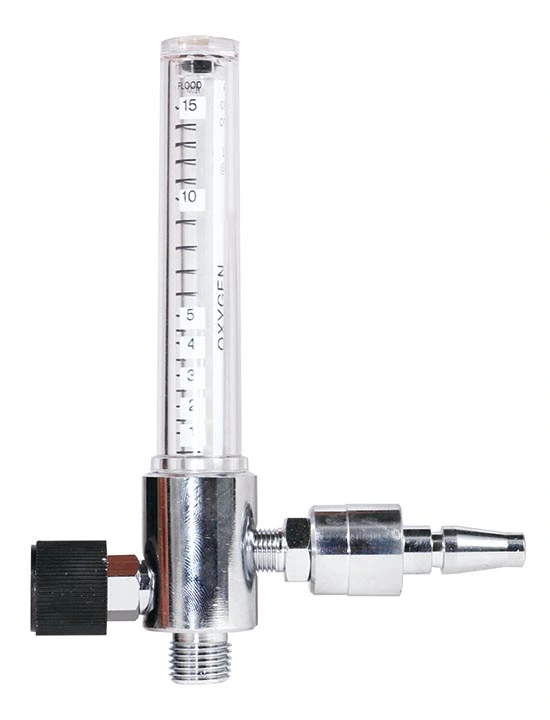 Oxygen Inhaler System Oxygen Flowmeter with Humidifier Bottle