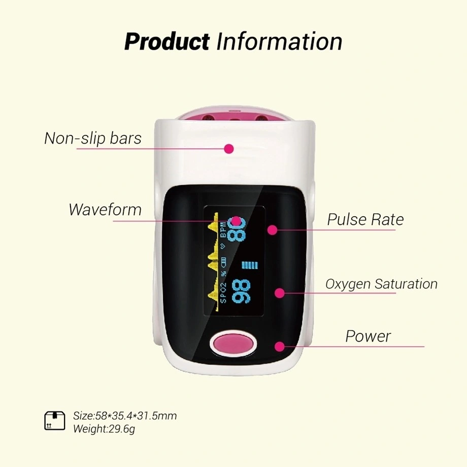 Heartcare Figure Pulse Oximeter Mini Portable Pulse Oximeter Fingertip