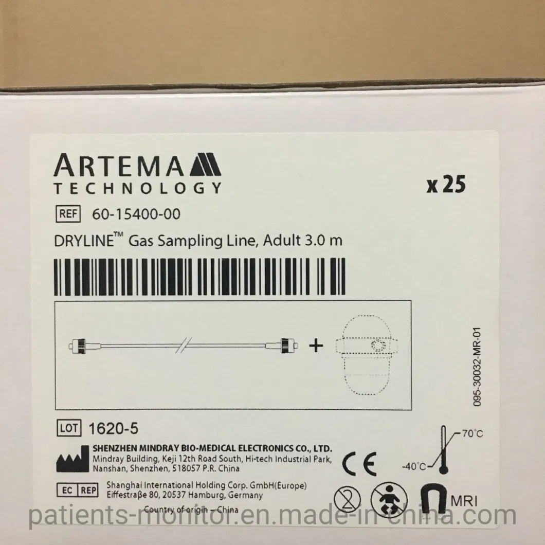 Mindray Artema 60-15400-00 Dryline Gas Sampling Line Adult 3.0m Medical Equipment for Hospital