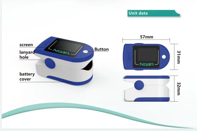 Handheld Pulse Hospital Monitor Blood Oxygen Levels at Infant Finger Oximeter for Home Healthcare