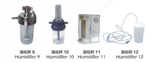 Medical Oxygen Regulator with Humidifier Bottle