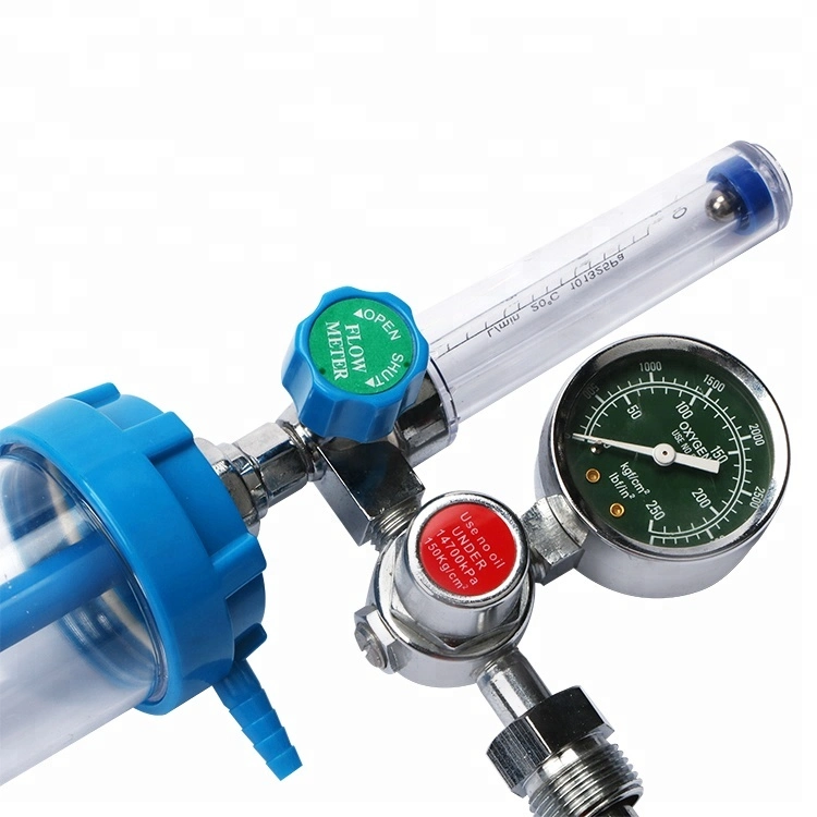 CE Certificate Medical Oxygen Cylinder Regulator with Flow Meter