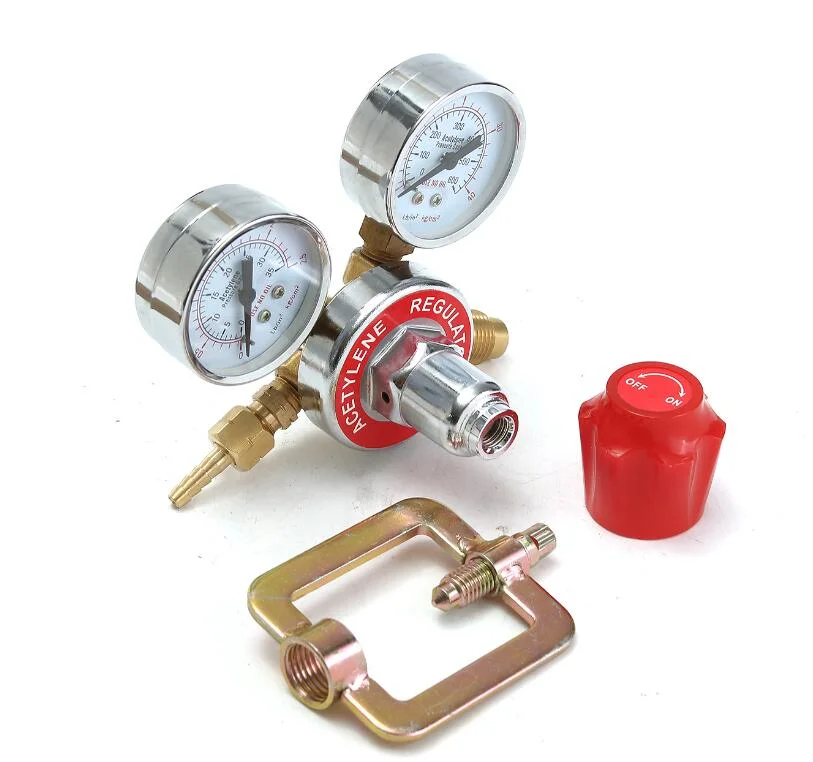 Acetylene Pressure Reducer MIG TIG Flow Control Valve Regulator for Gauge Welding