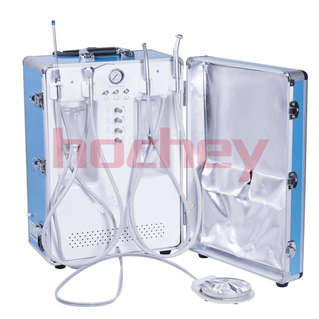 Hochey Medical Factory Mobile Dental Portable 3 Way Syringe Unit Portable Set Dental Chair