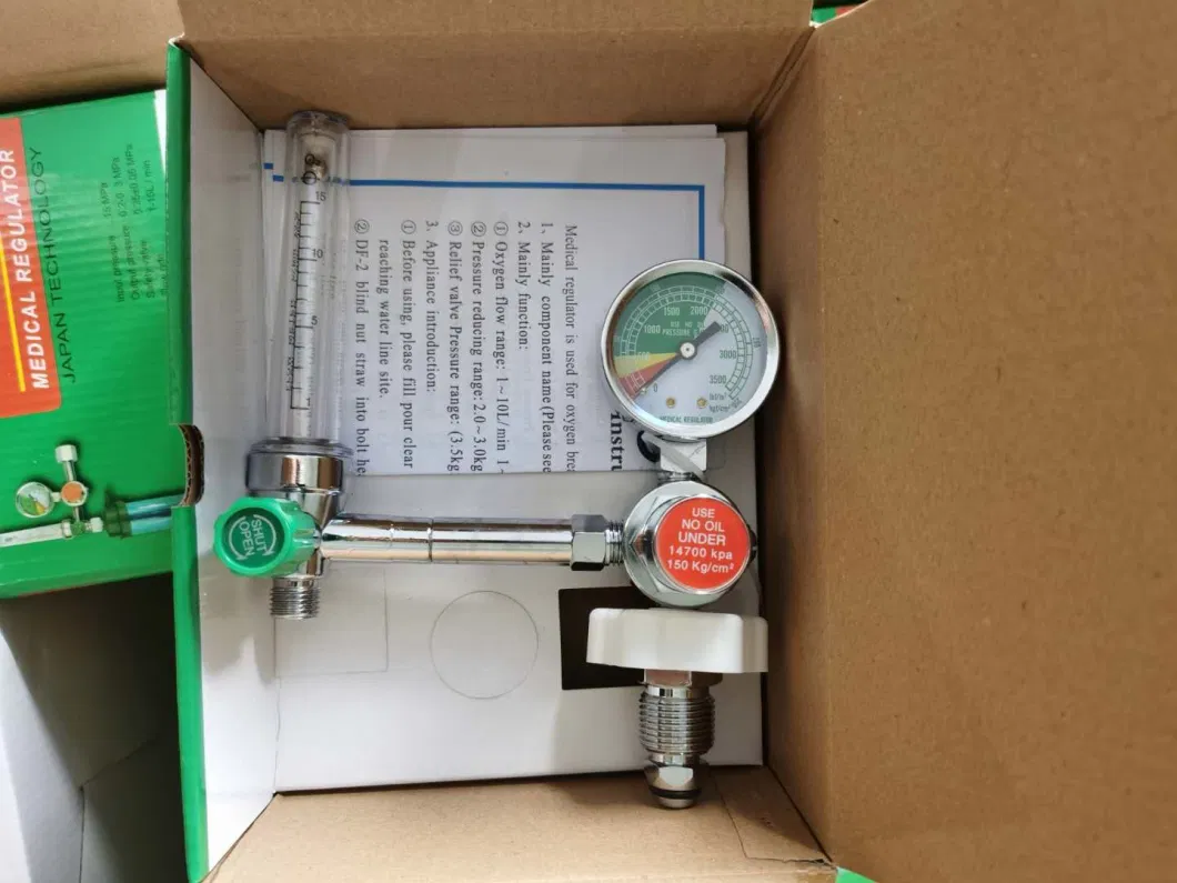 Lw-Flm-5 Oxygen Flowmeter with Regulator and Humidifier Bottle