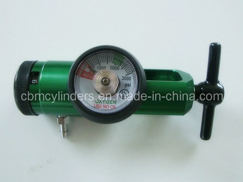 Click-Style Medical Oxygen Regulator for Cylinders