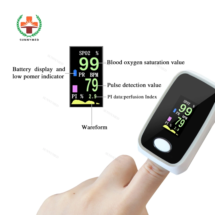 Diagnostic Portable Fingertip Pulse Oximeter for Home and Hospital Use