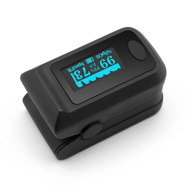 Medmount Portable Small Home Care LED Screen Pulse Finger Clip Oximeter with CE/ISO