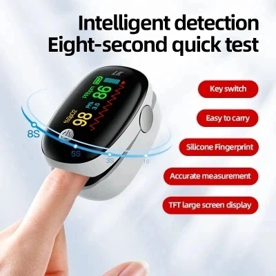 Lk86 Pluse Oximeter Finger Clamp Lk86 Multifunctional Pulse Heart Rate Meter Hospital with The Same Intelligent Blood Oxygen Saturation Detector