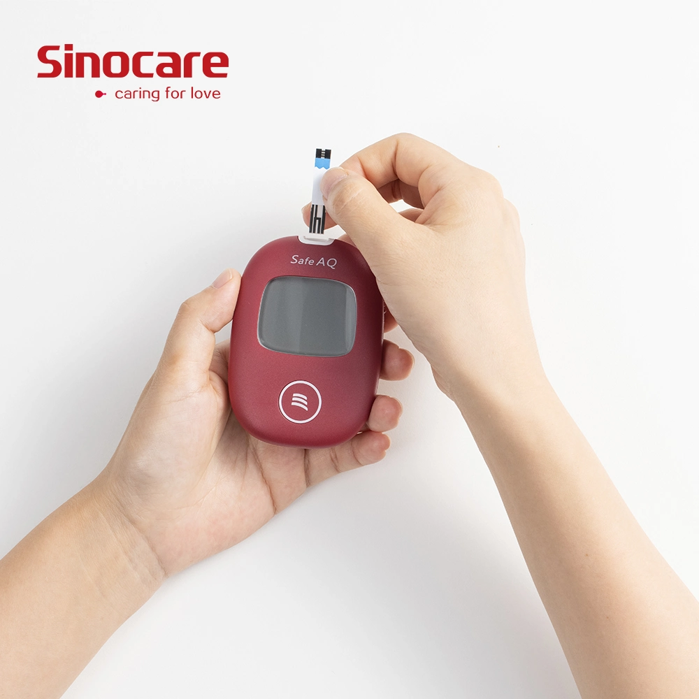 Sinocare Non Invasive Glucose Meter Free Glucose Monitoring Sensor Diabetic Test Strips Blood Glucose Test Strips