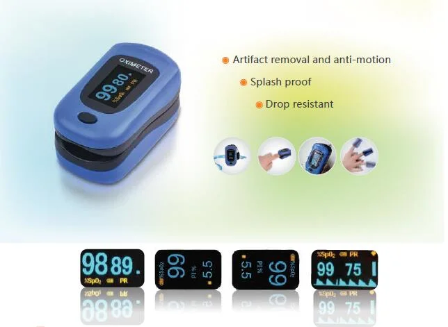 Fingertip Pulse Oximeter TFT OLED LED Screen Oximeter with CE FDA