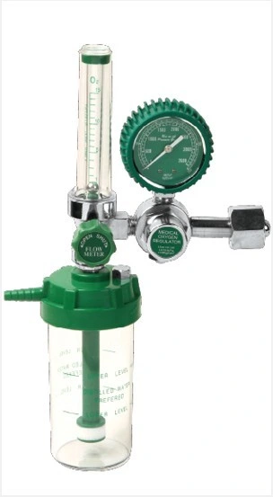 Oxygen Regulator with Flowemter and Humidifier Bottle