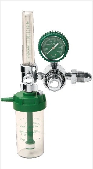 Oxygen Regulator with Flowemter and Humidifier Bottle