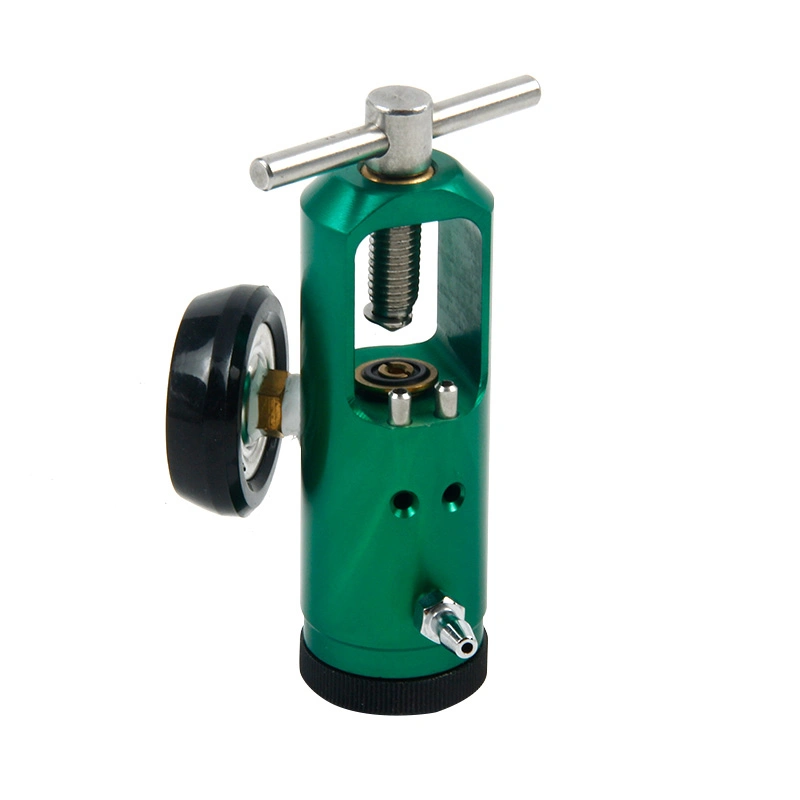 Cga 870 Medical Oxygen Pressure Regulator Medease Brass 0/8/15/25lpm ISO13485 Aluminum Pin Yoke Cylinder Regulator