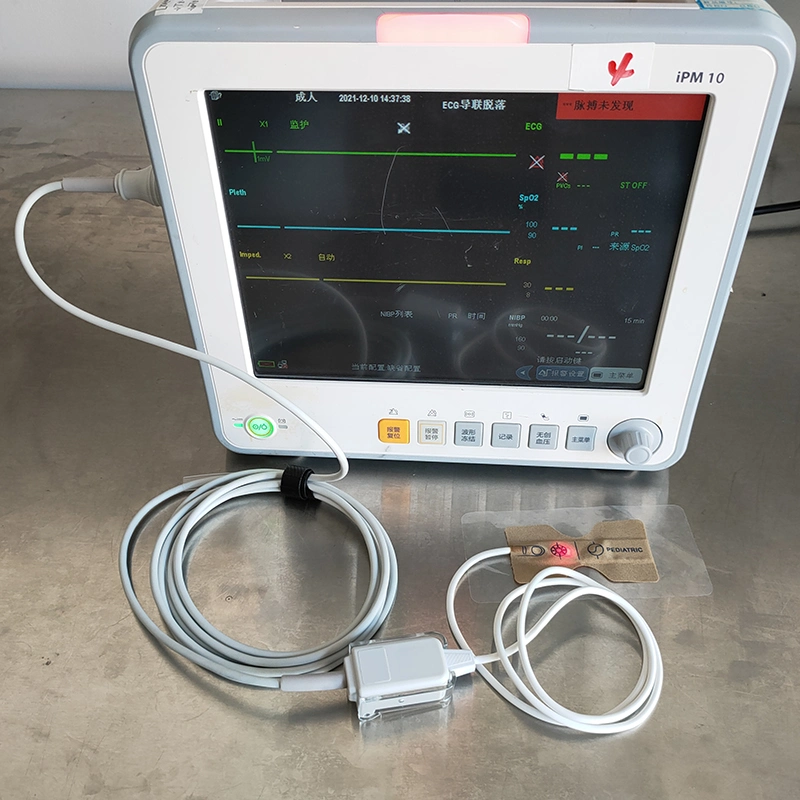 Medical Disposable SpO2 Sensor Oxymeter Probe for Ge 9 Pins