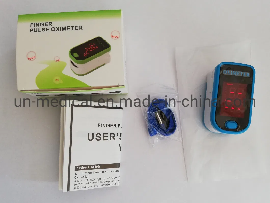 Medical Portable Digital LED Fingertip Pulse Oximeter