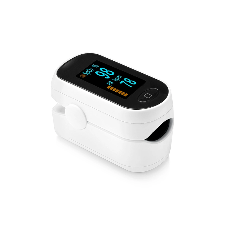 Four Direction Adjustable Finger Pulse Oximeter SpO2 Monitor Fingertip Oxygen Monitor