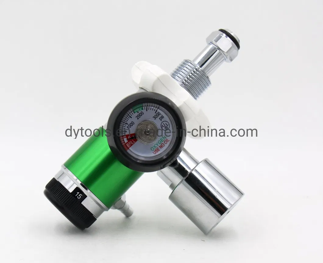 Aluminum Medical Oxygen Regulator with Flow Meter Humidifier