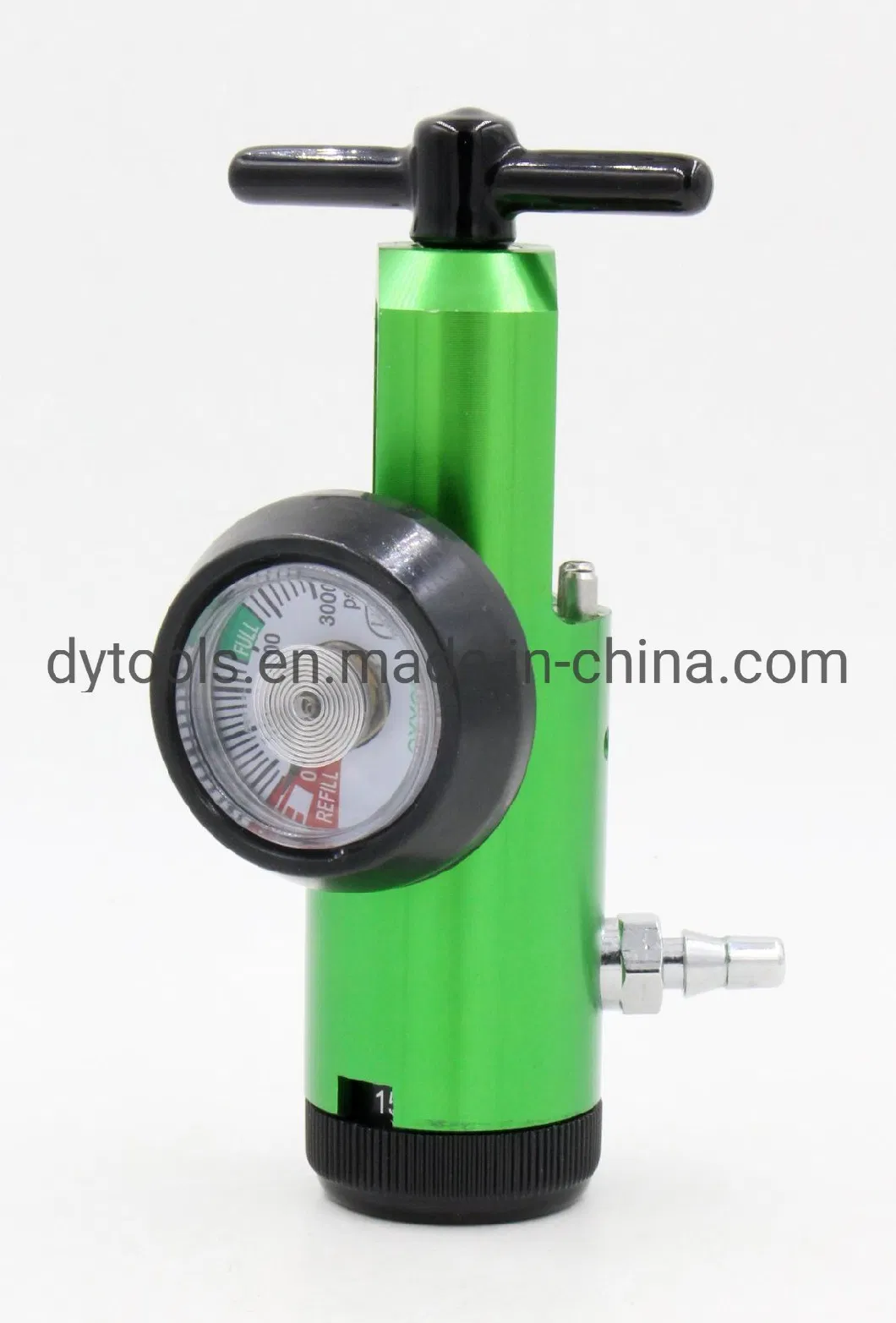 Attj-3 Cga870 Pin Yoke Medical Oxygen Regulator with T Handle