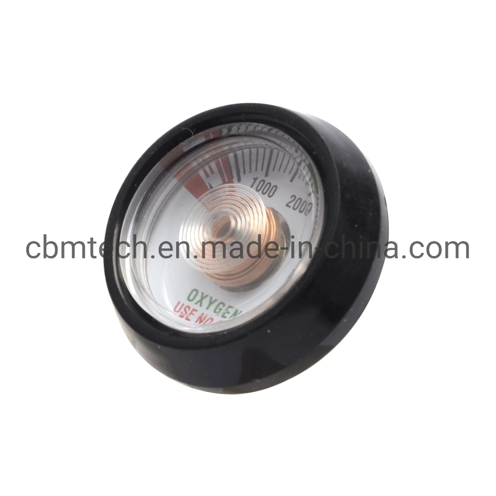 Medical Oxygen Pressure Gauge for Click-Style Regulators