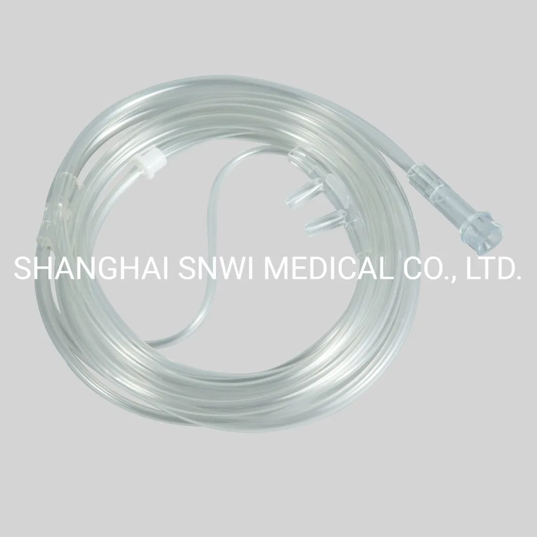 CE &amp; ISO Disposable Medical Supply PVC Nasal Oxygen Cannular for Hospital Use