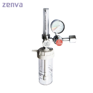 Brass Body Medical Gas Oxygen Flowmeter with Humidifier Bottle for Hospital