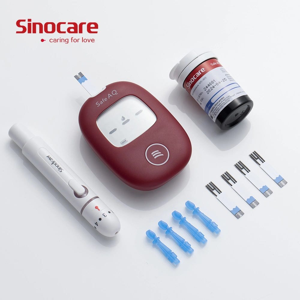 Sinocare Non Invasive Glucose Meter Free Glucose Monitoring Sensor Diabetic Test Strips Blood Glucose Test Strips