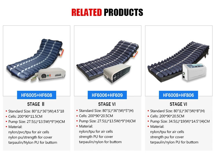 PVC 22 Cell Mattress Set with Pump and Cover