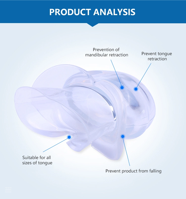Silicone Anti Snoring Tongue Aid Sleep Breathing Stop Snoring
