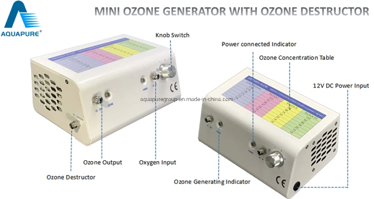 Aquapure Ozone Catalyst Medical Ozone Devices 10-100mg/L Adjustable with Oxygen