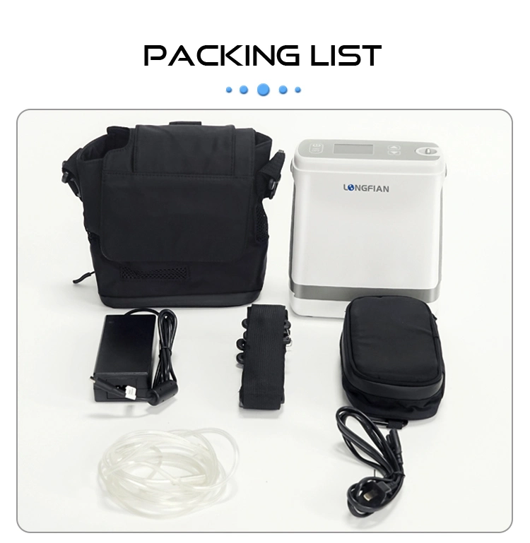 93% Purity Small Mini 1-5lpm Pluse Dose Oxygen Concentrator